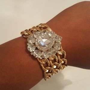 Faux Gold-link bracelet